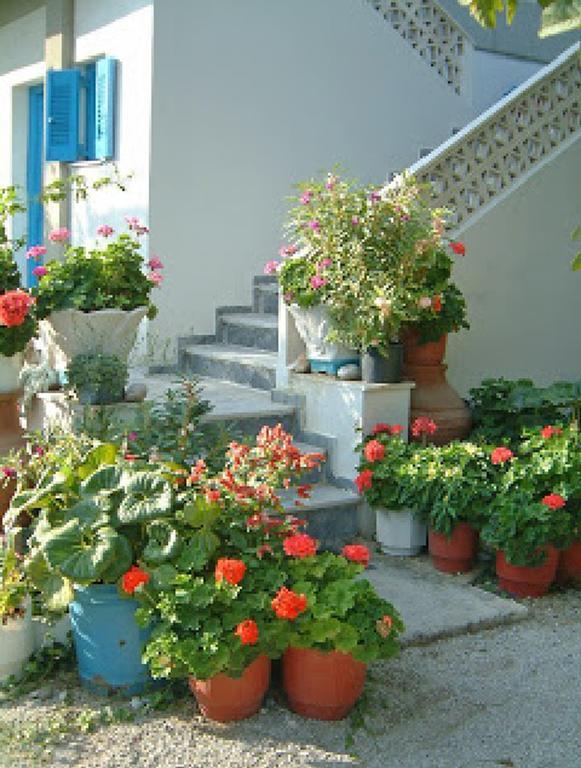 Guesthouse Karidia Skala Eresou Bagian luar foto